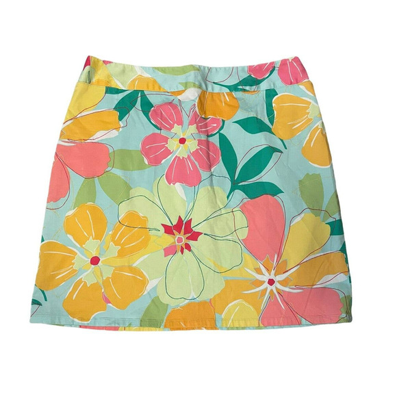 Talbots Dresses & Skirts - Talbots Plus Size Floral Skirt Stretch Size 16 NEW